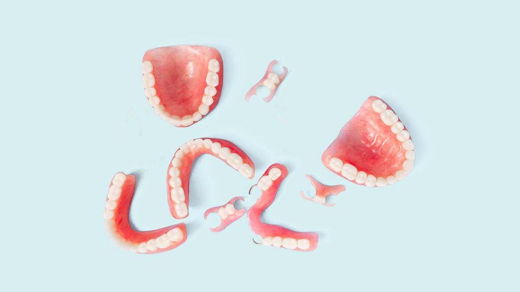 type of dentures. Shine Dental Associates