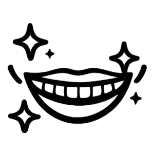 Immediate smile restoration dental implant icon